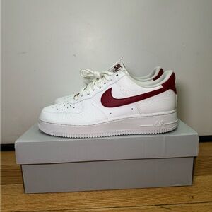 Nike Air Force 1 Low White Team Red
